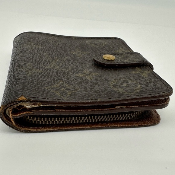 Authentic Vintage Louis Vuitton Compact Zipper Large Wallet Timeless Unisex - Picture 3 of 16